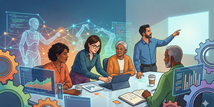 Team collaboration using modern digital tools