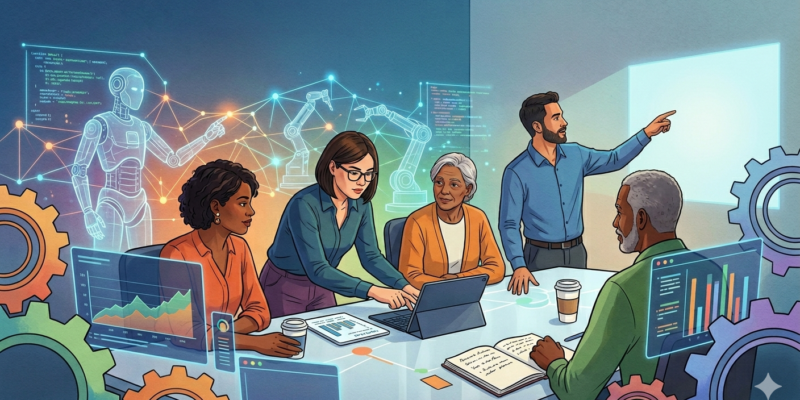 Team collaboration using modern digital tools
