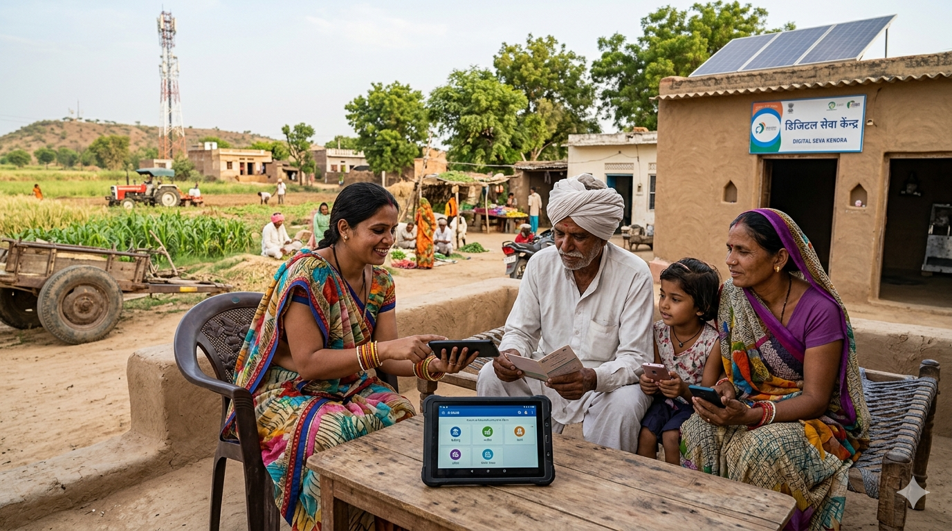 Farmers using technology for rural development