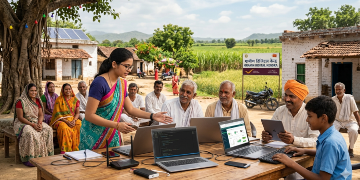 Women learning technology through community programs